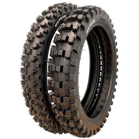 WAYCOM (WAYGOM) OPONA 80/100-12 MOTOCROSS MIXT 50L REAR TYŁ WAYCOM
