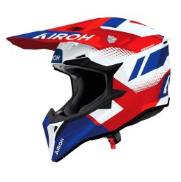 AIROH CROSS / ENDURO / ATV / QUAD WRAAAP VISION KOLOR CZERWONY/NIEBIESKI/BIAŁY ROZMIAR M AIROH