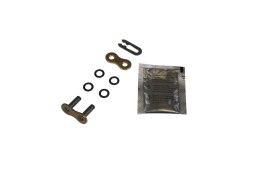 CZ 2025/12 ZAPINKA ŁAŃCUCHA 520 NXR ACTIVE RING (X-RING) ZŁOTA CLIP P CZ ŁAŃCUCHY