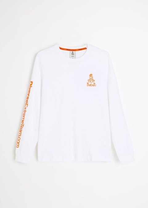 DIVERSE NOWY TOWAR EXTREME TEAM - DAKAR RALLY BLUZKA DKR LG 0225 KOLOR BIAŁY M DAKAR RALLY