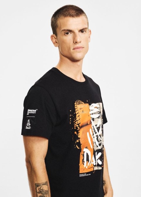 DIVERSE NOWY TOWAR EXTREME TEAM - DAKAR RALLY KOSZULKA DKR DES 2025 KOLOR CZARNY L DAKAR RALLY