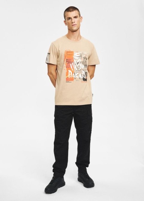 DIVERSE NOWY TOWAR EXTREME TEAM - DAKAR RALLY KOSZULKA DKR DES 2025 KOLOR PIASKOWY S DAKAR RALLY