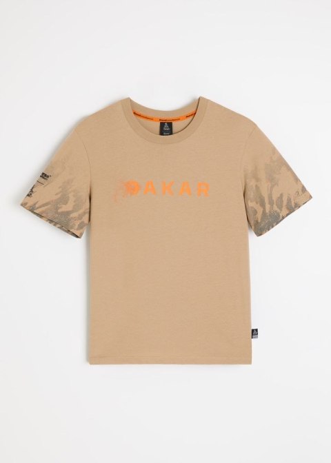 DIVERSE NOWY TOWAR EXTREME TEAM - DAKAR RALLY KOSZULKA DKR DES 2225 KOLOR BEŻOWY XXXL DAKAR RALLY