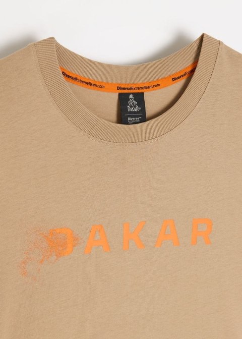 DIVERSE NOWY TOWAR EXTREME TEAM - DAKAR RALLY KOSZULKA DKR DES 2225 KOLOR BEŻOWY XXXL DAKAR RALLY