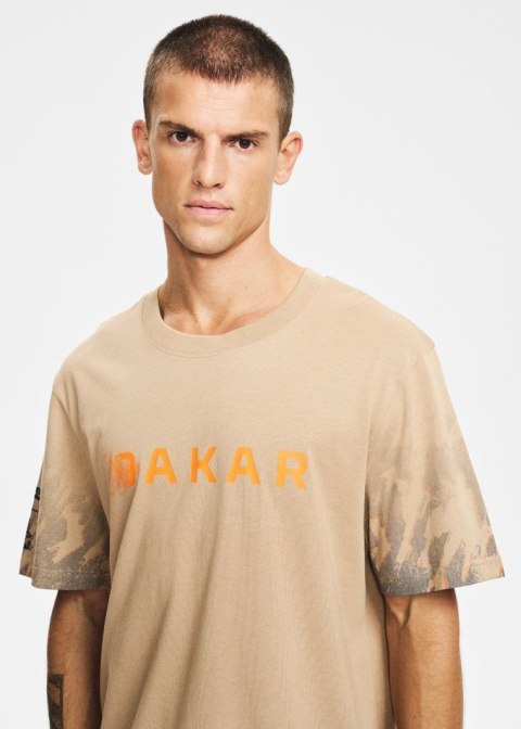DIVERSE NOWY TOWAR EXTREME TEAM - DAKAR RALLY KOSZULKA DKR DES 2225 KOLOR BEŻOWY M DAKAR RALLY