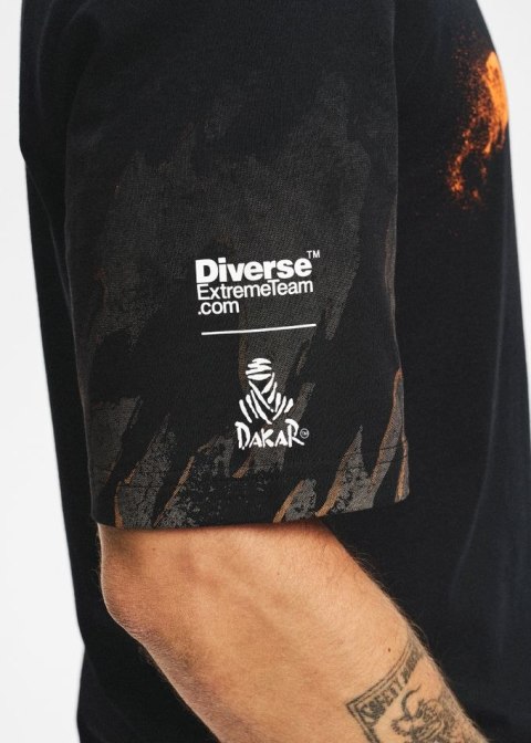 DIVERSE NOWY TOWAR EXTREME TEAM - DAKAR RALLY KOSZULKA DKR DES 2225 KOLOR CZARNY M DAKAR RALLY