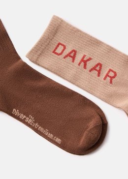 DIVERSE NOWY TOWAR EXTREME TEAM - DAKAR RALLY SKARPETY DKR ATHLAN 3P 256 KOLOR BEŻOWY/CZERWONY ROZMIAR 39-42 DAKAR RALLY