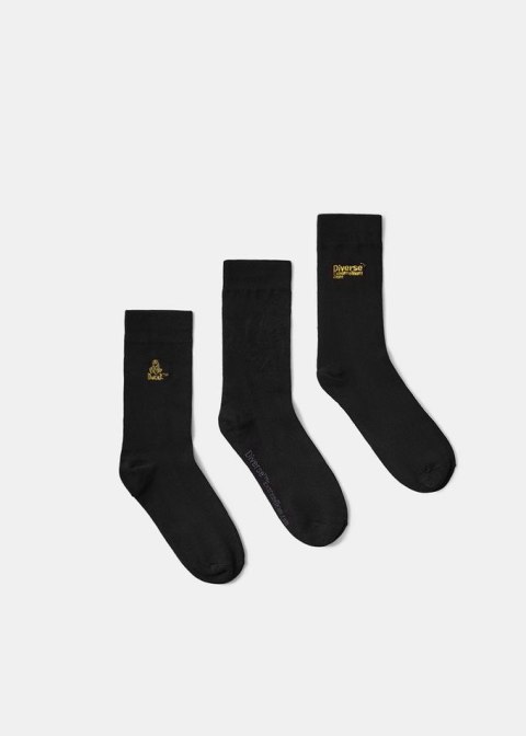 DIVERSE NOWY TOWAR EXTREME TEAM - DAKAR RALLY SKARPETY DKR VIP SOCKS 3P 256 KOLOR CZARNY ROZMIAR 39-42 DAKAR RALLY