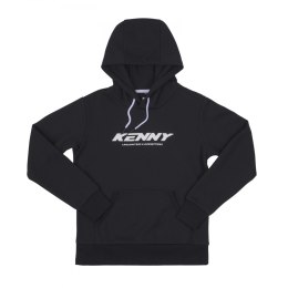 KENNY RACING BLUZA Z KAPTUREM DAMSKA CORE BLACK KOLOR CZARNY ROZMIAR S KENNY RACING