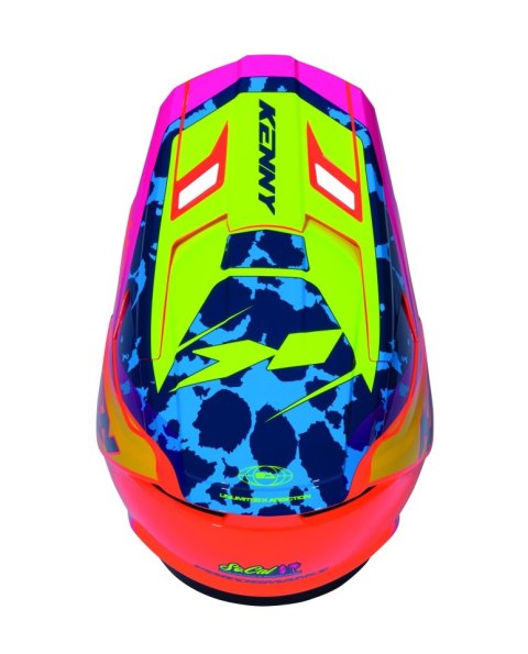 KENNY RACING KASK CROSS/ENDURO PERFORMANCE ERT GRAPHIC + SOCAL KOLOR POMARAŃCZOWY/ ROZMIAR S KENNY RACING