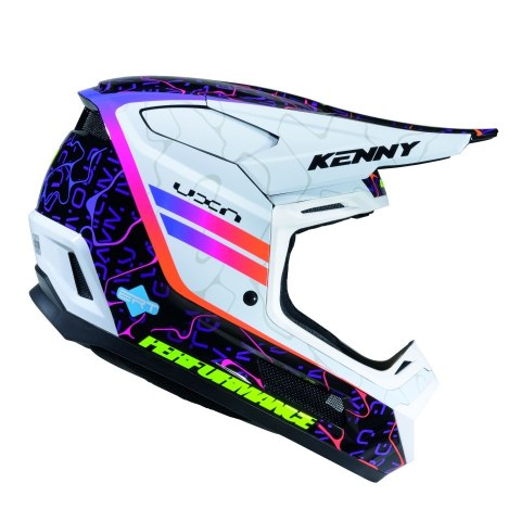 KENNY RACING KASK CROSS/ENDURO PERFORMANCE ERT GRAPHIC + WAVE BLACK WHITE KOLOR CZARNY/BIAŁY ROZMIAR S KENNY RACING