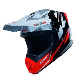 KENNY RACING KASK CROSS/ENDURO TRACK GRAPHIC SPEED BLACK RED KOLOR BIAŁY/CZARNY/CZEROWNY ROZMIAR XXL KENNY RACING