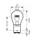 OSRAM ŻARÓWKA 12V P21/4W BAZ15D 1 SZTUKA (BIAŁE SZKŁO) OSRAM