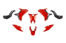 RACETECH (RTECH) 2025/12 KOMPLET PLASTIKÓW (BEZ PRZEDNIEGO BŁOTNIKA) T7 YAMAHA TENERE 700 '25-'26 KOLOR CZARNY / CZERWONY RACETECH