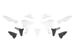 RACETECH (RTECH) 2025/12 KOMPLET PLASTIKÓW (REVOLUTION) (BEZ PRZEDNIEGO BŁOTNIKA) KOVE X PRO / RALLY 800 '24-'25 KOLOR BIAŁY / C RACETECH