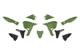 RACETECH (RTECH) 2025/12 KOMPLET PLASTIKÓW (REVOLUTION) (BEZ PRZEDNIEGO BŁOTNIKA) KOVE X PRO / RALLY 800 '24-'25 KOLOR CZARNY /  RACETECH