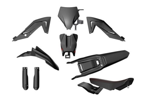 RACETECH (RTECH) 2025/12 KOMPLET PLASTIKÓW Z OSŁONAMI TELESKOPÓW I SIEDZENIEM TALARIA STING MX4 / MX5 / TL 4000 / 5500 '23-'25 K RACETECH