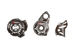 RACETECH (RTECH) 2025/12 OSŁONA POKRYWY SPRZĘGŁA, ALTERNATORA I ZĘBATKI ZDAWCZEJ (KOMPLET) KOVE 800 X PRO / RALLY '24-'25 KOLOR  RACETECH