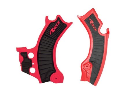 RACETECH (RTECH) 2025/12 OSŁONY RAMY (KOMPLET) BI-MATERIAL SUPER GRIP HONDA CRF 450 R / RWE / RX '25, CRF 250 R / RX '25, KOLOR  RACETECH