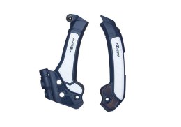 RACETECH (RTECH) 2025/12 OSŁONY RAMY (KOMPLET) BI-MATERIAL SUPER GRIP HUSQVARNA FC 250 / 450 '22-23, FS 450 '23-24, TC / FC 125  RACETECH