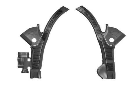 RACETECH (RTECH) 2025/12 OSŁONY RAMY (KOMPLET) BI-MATERIAL SUPER GRIP STARK FUTURE VARG SMX1 '23-'25 KOLOR CZARNY RACETECH