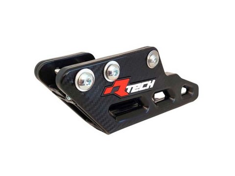 RACETECH (RTECH) 2025/12 PROWADNICA ŁAŃCUCHA HONDA CRF 250 / 450 R / RX / X / L '07-'24 KOLOR CZARNY RACETECH