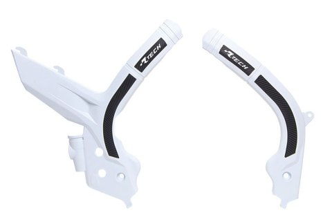 RACETECH (RTECH) OSŁONY RAMY (KOMPLET) BI-MATERIAL SUPER GRIP KTM SX 125/150/250 '19-21, SXF 250/350/450 '19-21, SXF 450 '18-21, RACETECH