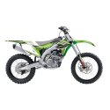 BLACKBIRD WYPRZEDAŻ KOMPLET NAKLEJEK (OKLEIN) KAWASAKI KX 450F '16-'18 DREAM 4 KOLOR ZIELONY CZARNY BLACKBIRD