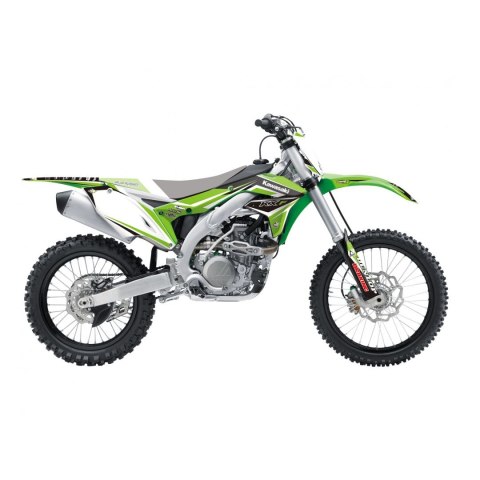 BLACKBIRD WYPRZEDAŻ KOMPLET NAKLEJEK (OKLEIN) KAWASAKI KX 450F '16-'18 DREAM 4 KOLOR ZIELONY CZARNY BLACKBIRD