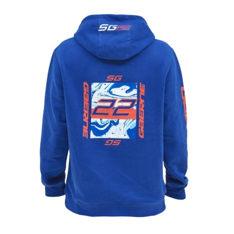 GAERNE BLUZA Z KAPTUREM G.STRIVE HOODIE HURRICANE KOLOR NIEBIESKI/BIAŁY/POMARAŃCZOWY ROZMIAR XL GAERNE