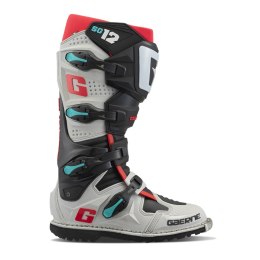 GAERNE BUTY CROSS/ENDURO MODEL SG-12 ENDURO GRAVEL KOLOR SZARY/CZERWONY/NIEBIESKI/CZARNY ROZMIAR 45 GAERNE