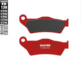 GALFER KLOCKI HAMULCOWE KH181 PÓŁMETALICZNE (BREMBO) TRIAL GALFER