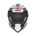 NOX KASK OFFROAD / TRAIL DUOSPORT (DUAL) N312 TRACK Z SZYBKĄ I BLENDĄ KOLOR POMARAŃCZOWY/ZIELONY (KHAKI) ROZMIAR XL NOX