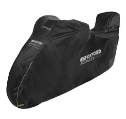 OXFORD 12/2025 AQUATEX PRO POKROWIEC WODOODPORNY NA MOTOCYKL Z MIEJSCEM NA KUFER CENTRALNY KOLOR CZARNY ROZMIAR L OXFORD
