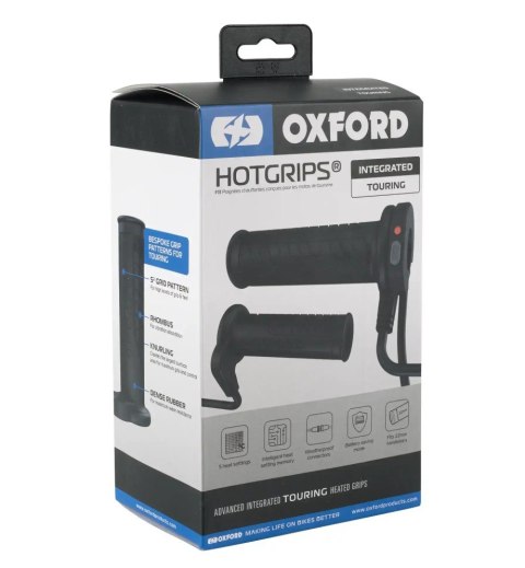 OXFORD 12/2025 MANETKI PODGRZEWANE DO MOTOCYKLA ADVANCED TOURING Z PRZEŁĄCZNIKIEM PRZY MANETCE OXFORD