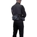 OXFORD 12/2025 TORBA NA PAS Z DODATKOWYM MIEJSCEM NA TELEFON ATLAS W-3 ADVANCED KOLOR CZARNY OXFORD