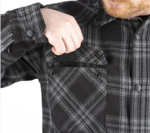 OXFORD KOSZULA MOTOCYKLOWA MĘSKA KICKBACK 3.0 KOLOR SZARY ROZMIAR M OXFORD