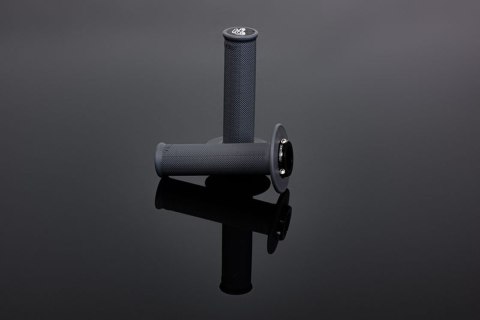 RENTHAL MANETKI MX ORIGINAL LOCK-ON MEDIUM (FULL DIAMOND) KOLOR SZARY RENTHAL