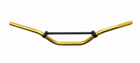 ACCEL KIEROWNICA ALUMINIOWA Z POPRZECZKĄ (22,2MM) MX WZMACNIANA KOLOR ZŁOTY (SZER. 800MM, WYS. 71MM) ACCEL