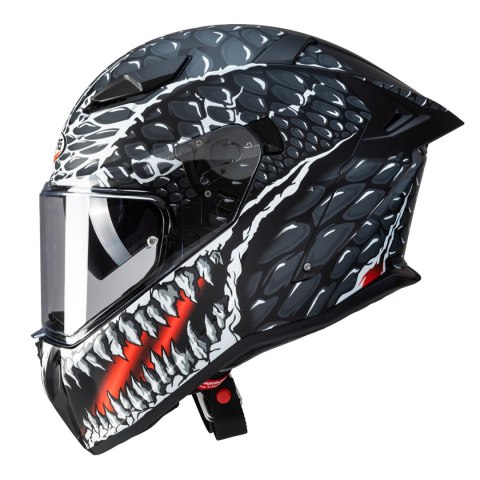 CABERG KASK INTEGRALNY Z BLENDĄ MODEL DRIFT EVO II CROK KOLOR CZARNY/BIAŁY/CZERWONY MAT ROZMIAR S (PINLOCK W ZESTAWIE) CABERG