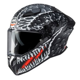 CABERG KASK INTEGRALNY Z BLENDĄ MODEL DRIFT EVO II CROK KOLOR CZARNY/BIAŁY/CZERWONY MAT ROZMIAR S (PINLOCK W ZESTAWIE) CABERG