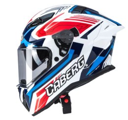 CABERG KASK INTEGRALNY Z BLENDĄ MODEL DRIFT EVO II JARAMA KOLOR BIAŁY/CZERWONY/NIEBIESKI ROZMIAR S (PINLOCK W ZESTAWIE) CABERG