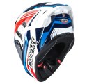 CABERG KASK INTEGRALNY Z BLENDĄ MODEL DRIFT EVO II JARAMA KOLOR BIAŁY/CZERWONY/NIEBIESKI ROZMIAR S (PINLOCK W ZESTAWIE) CABERG