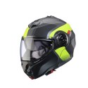 CABERG KASK SZCZĘKOWY FLIP-UP MODEL DUKE EVO INDY KOLOR SZARY/CZARNY/ŻÓŁTY FLUO ROZMIAR M (PINLOCK W ZESTAWIE) CABERG