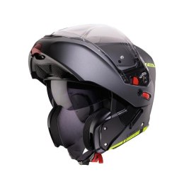 CABERG KASK SZCZĘKOWY FLIP-UP MODEL HORUS X RAY CZARNY MAT/SZARY/ŻÓŁTY FLUO ROZMIAR M CABERG