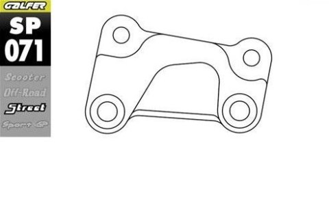 GALFER ADAPTER TARCZY HAMULCOWEJ 330MM HARLEY DAVIDSON PRAWA STRONA (HD RIGHT SIDE) GALFER