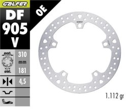 GALFER TARCZA HAMULCOWA PRZÓD BMW R 1300GS ADVENTURE '23-'25 (ROUND DISC) (310X181X4.5MM) GALFER