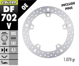GALFER TARCZA HAMULCOWA PRZÓD BMW R 850/1100/1150/1200 (305X181X4,8) (NG1044) GALFER