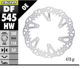 GALFER TARCZA HAMULCOWA PRZÓD DUCATI DESMO 450MX '24-'26 (260X114X3MM) SHARK ENDURO MX GALFER