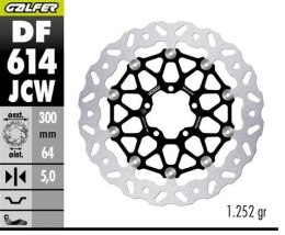 GALFER TARCZA HAMULCOWA PRZÓD KTM 990 DUKE '24- (WAVE FLOATING) (300X64X5MM) GALFER